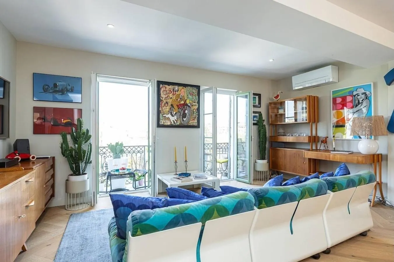 2 Chambres, Balcons, Vue Imprenable, Climatisation - Palace Bleu Nice Frankrijk
