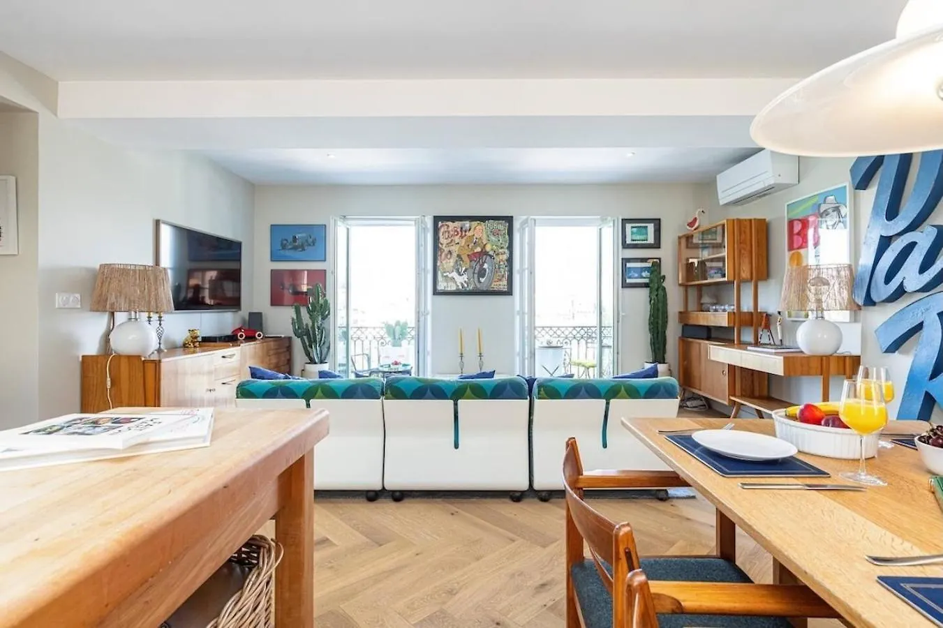 2 Chambres, Balcons, Vue Imprenable, Climatisation - Palace Bleu Nice 0*,