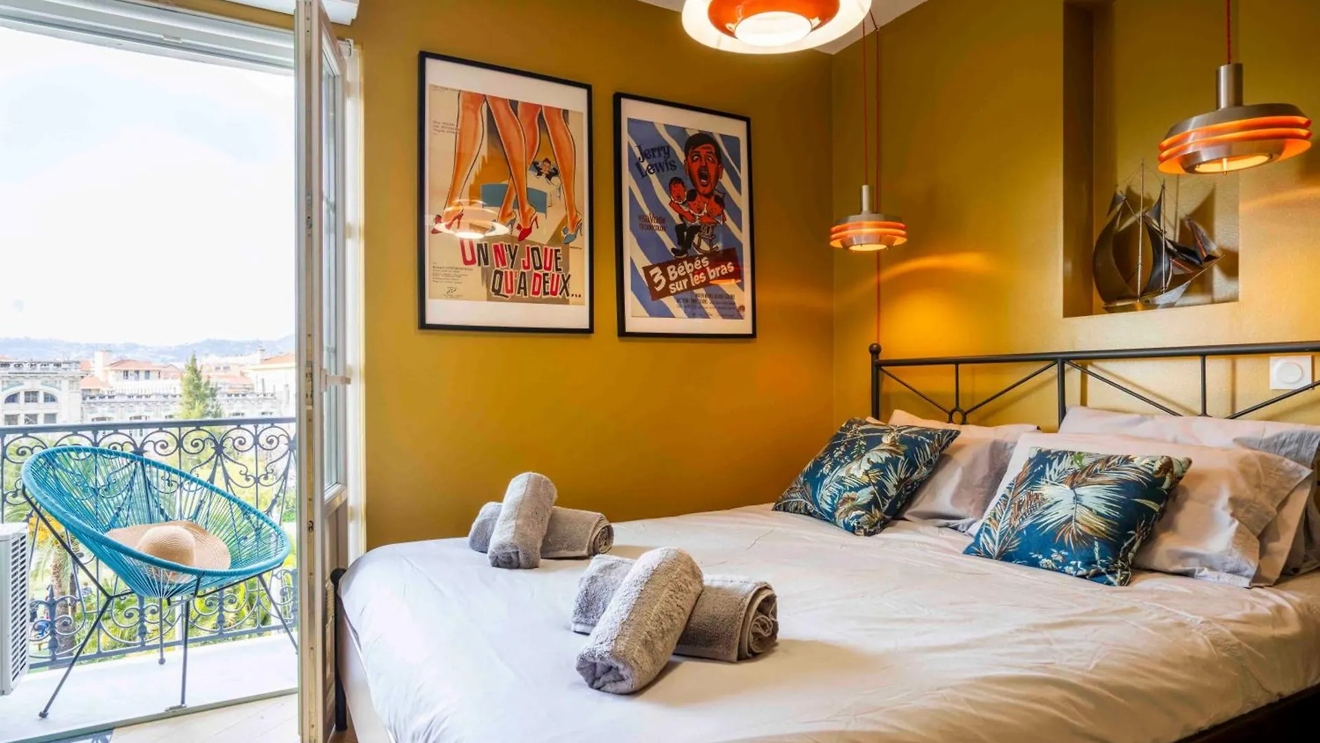 Appartement 2 Chambres, Balcons, Vue Imprenable, Climatisation - Palace Bleu Nice Frankrijk