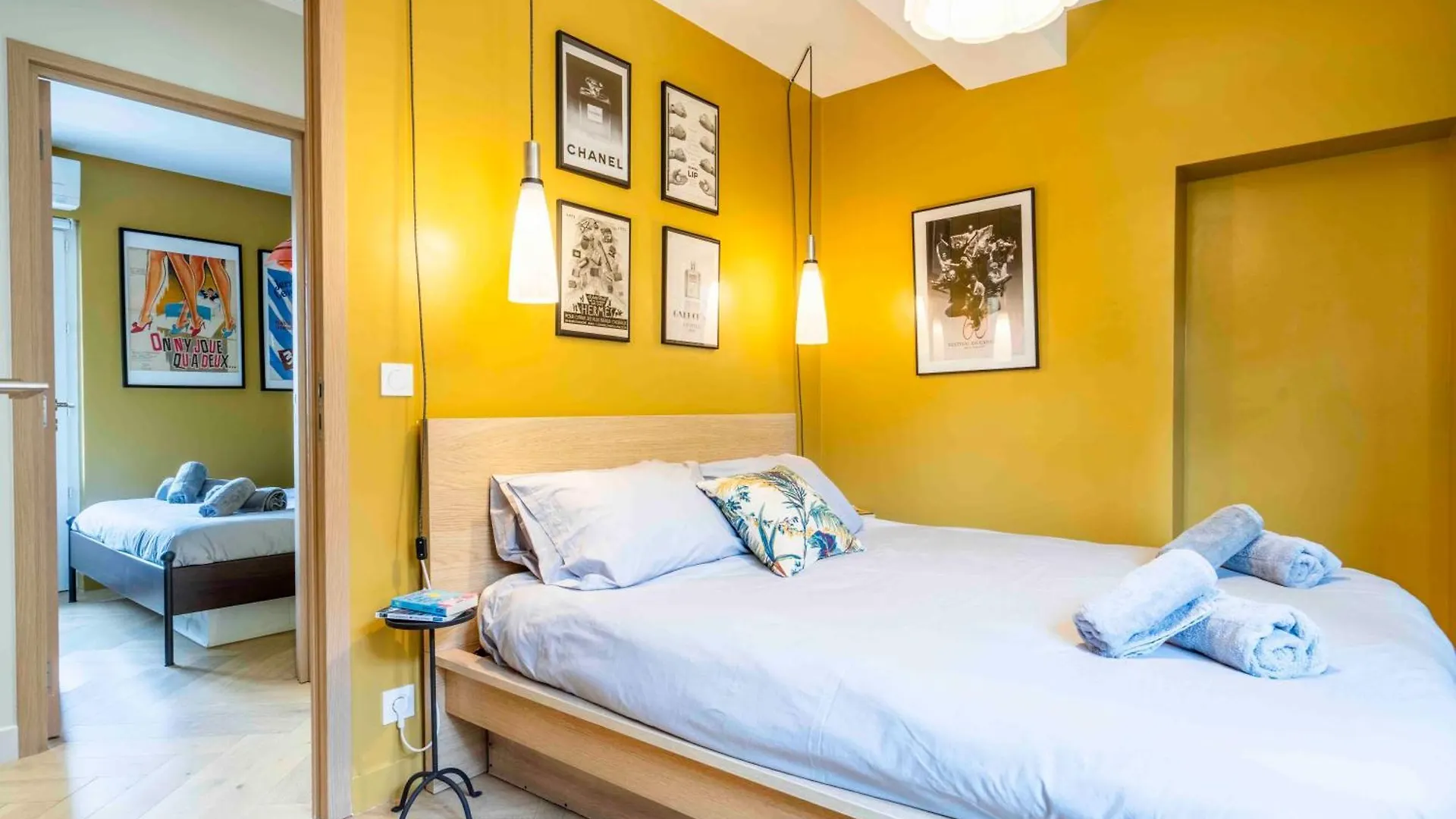 2 Chambres, Balcons, Vue Imprenable, Climatisation - Palace Bleu Nice Appartement